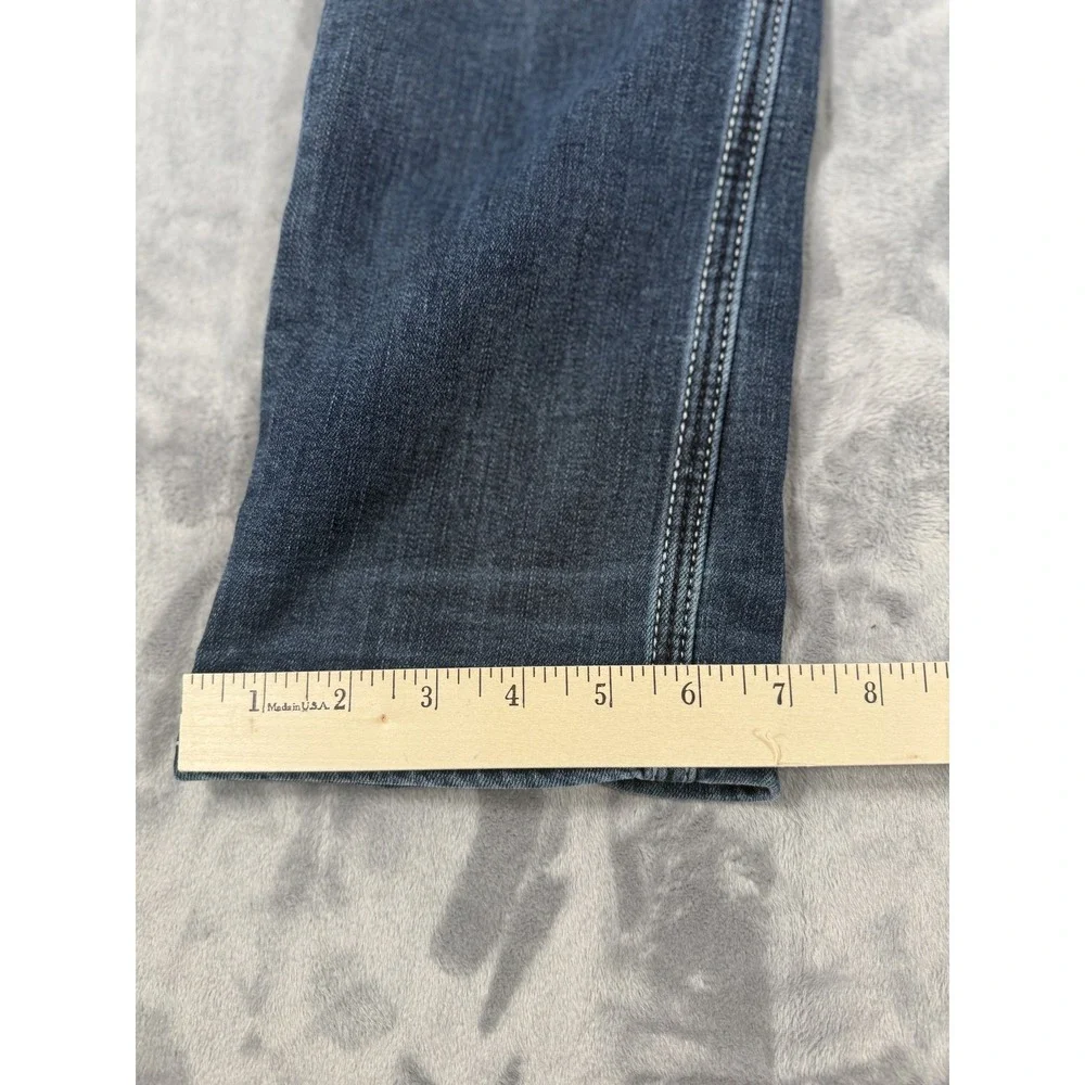 BKE Jake Straight Men's Jeans Size 30x32 Dark Wash Stretch Distressed Denim